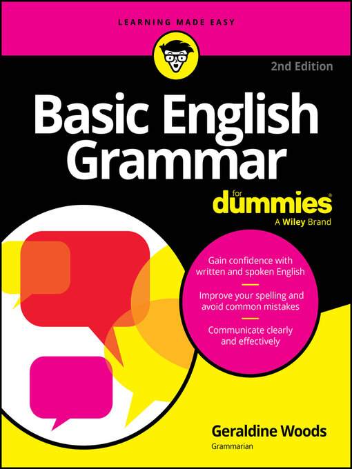 Title details for Basic English Grammar For Dummies by Geraldine Woods - Wait list